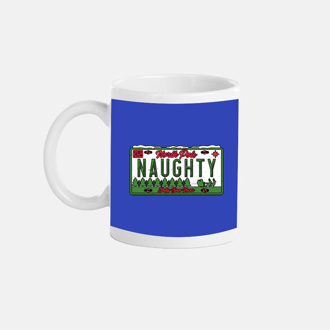 Christmas License Plate-None-Mug-Drinkware-Studio Mootant
