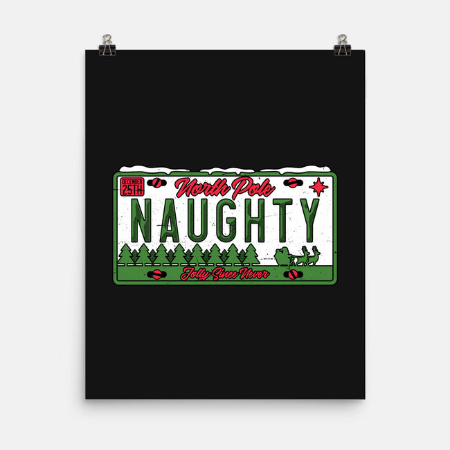 Christmas License Plate-None-Matte-Poster-Studio Mootant
