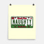 Christmas License Plate-None-Matte-Poster-Studio Mootant