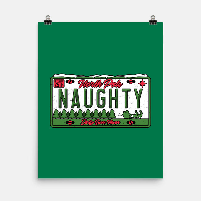 Christmas License Plate-None-Matte-Poster-Studio Mootant