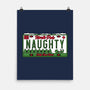 Christmas License Plate-None-Matte-Poster-Studio Mootant