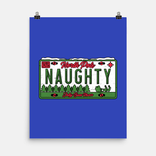 Christmas License Plate-None-Matte-Poster-Studio Mootant