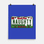 Christmas License Plate-None-Matte-Poster-Studio Mootant