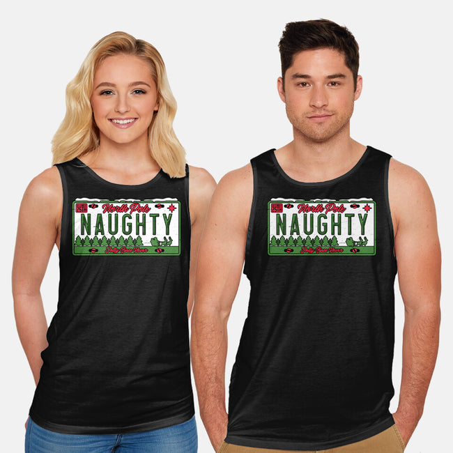 Christmas License Plate-Unisex-Basic-Tank-Studio Mootant