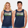 Christmas License Plate-Unisex-Basic-Tank-Studio Mootant
