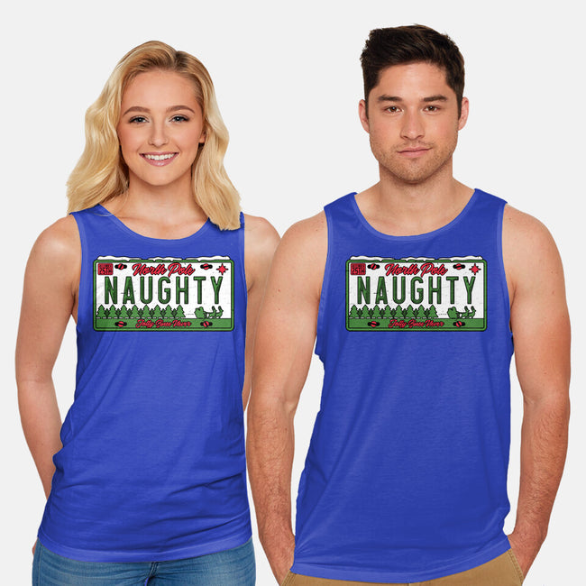 Christmas License Plate-Unisex-Basic-Tank-Studio Mootant