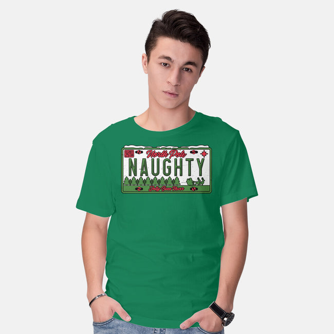 Christmas License Plate-Mens-Basic-Tee-Studio Mootant