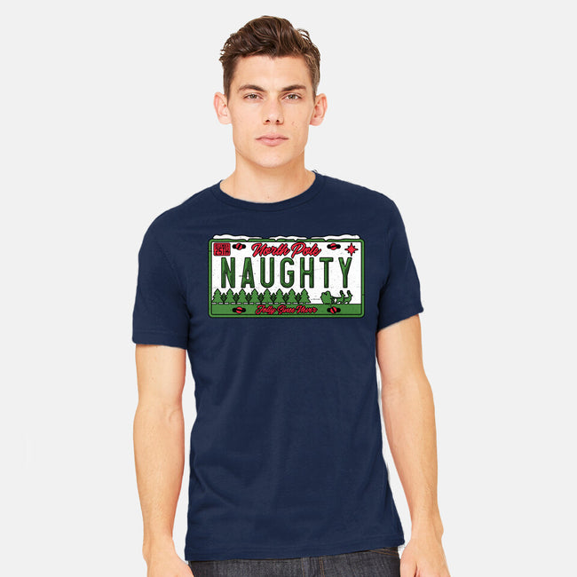 Christmas License Plate-Mens-Heavyweight-Tee-Studio Mootant