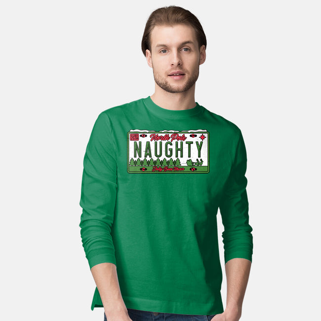 Christmas License Plate-Mens-Long Sleeved-Tee-Studio Mootant