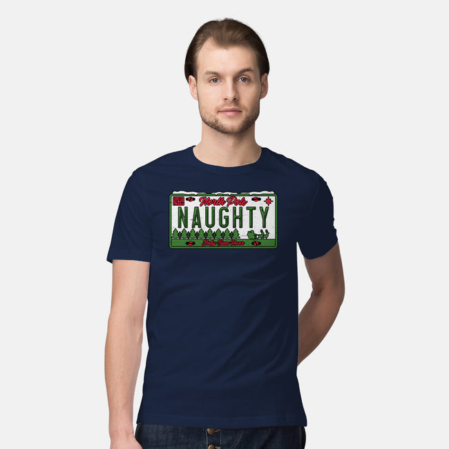 Christmas License Plate-Mens-Premium-Tee-Studio Mootant