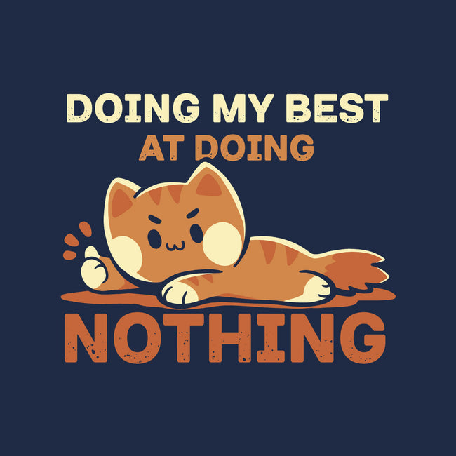 Doing My Best At Doing Nothing-Youth-Basic-Tee-TechraNova