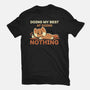 Doing My Best At Doing Nothing-Mens-Basic-Tee-TechraNova