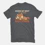 Doing My Best At Doing Nothing-Unisex-Basic-Tee-TechraNova