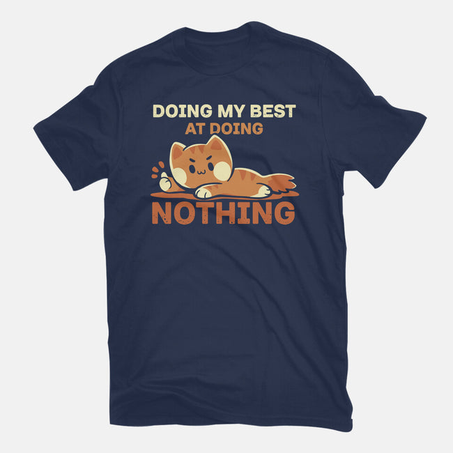 Doing My Best At Doing Nothing-Mens-Heavyweight-Tee-TechraNova