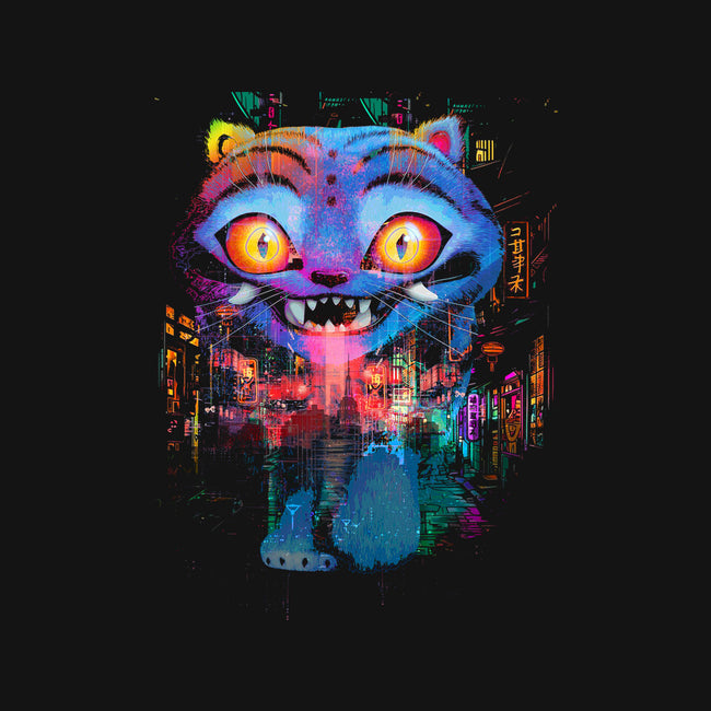 Derpy Tiger Street-Womens-Fitted-Tee-clingcling
