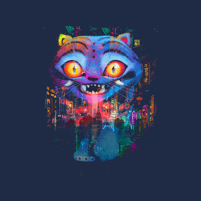 Derpy Tiger Street-Womens-Fitted-Tee-clingcling