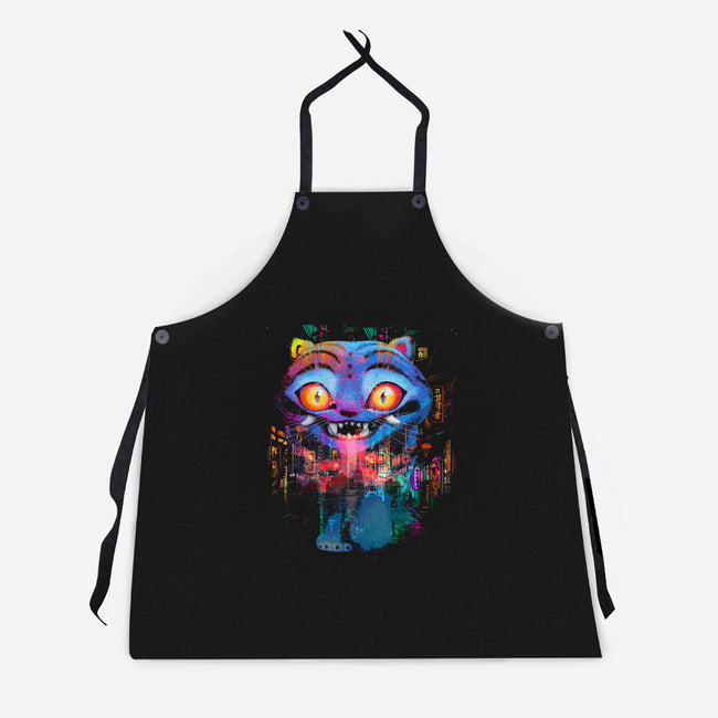 Derpy Tiger Street-Unisex-Kitchen-Apron-clingcling