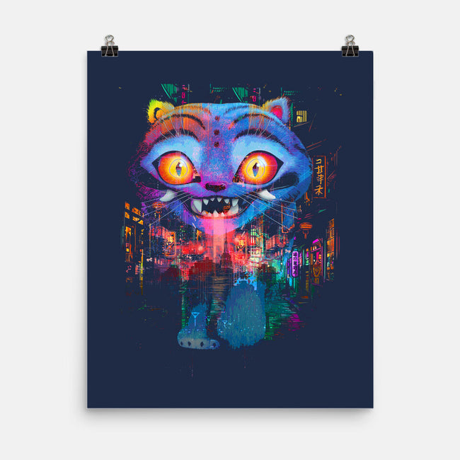 Derpy Tiger Street-None-Matte-Poster-clingcling