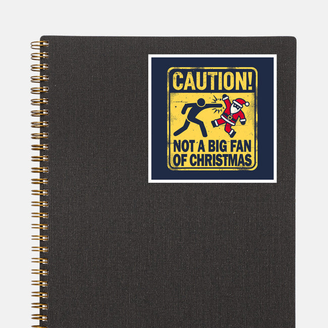Christmas Caution-None-Glossy-Sticker-BridgeWalker