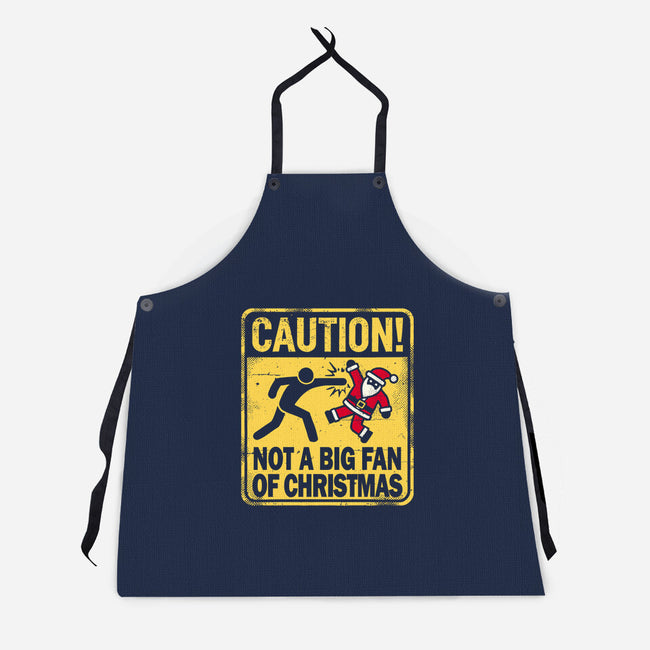 Christmas Caution-Unisex-Kitchen-Apron-BridgeWalker