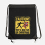 Christmas Caution-None-Drawstring-Bag-BridgeWalker