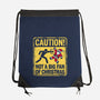 Christmas Caution-None-Drawstring-Bag-BridgeWalker
