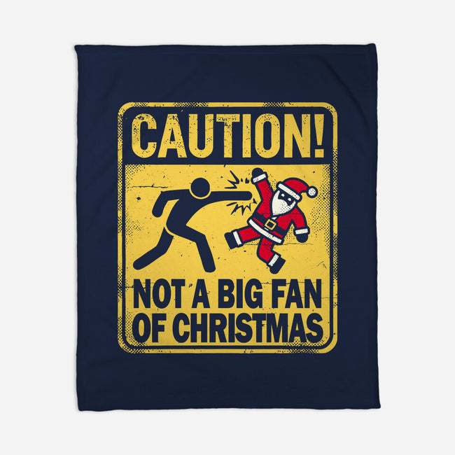 Christmas Caution-None-Fleece-Blanket-BridgeWalker