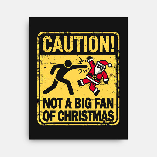 Christmas Caution-None-Stretched-Canvas-BridgeWalker