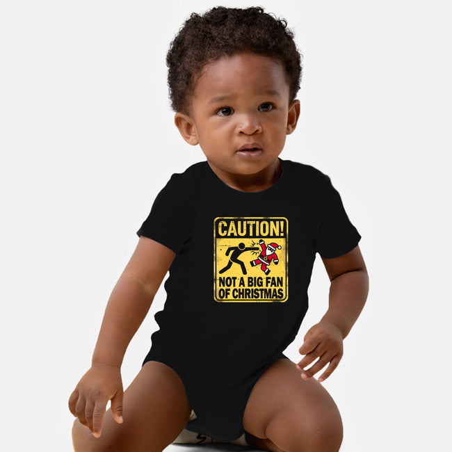 Christmas Caution-Baby-Basic-Onesie-BridgeWalker
