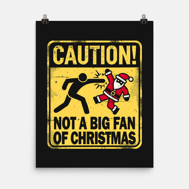 Christmas Caution-None-Matte-Poster-BridgeWalker