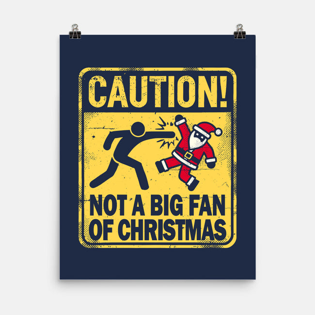 Christmas Caution-None-Matte-Poster-BridgeWalker