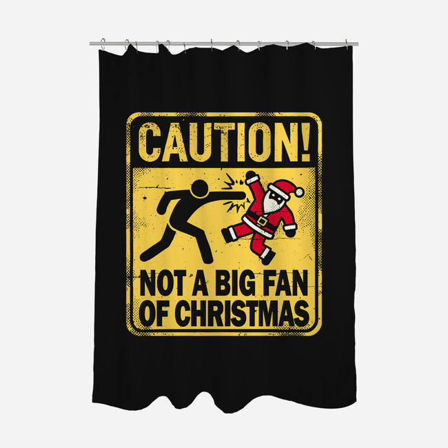 Christmas Caution-None-Polyester-Shower Curtain-BridgeWalker