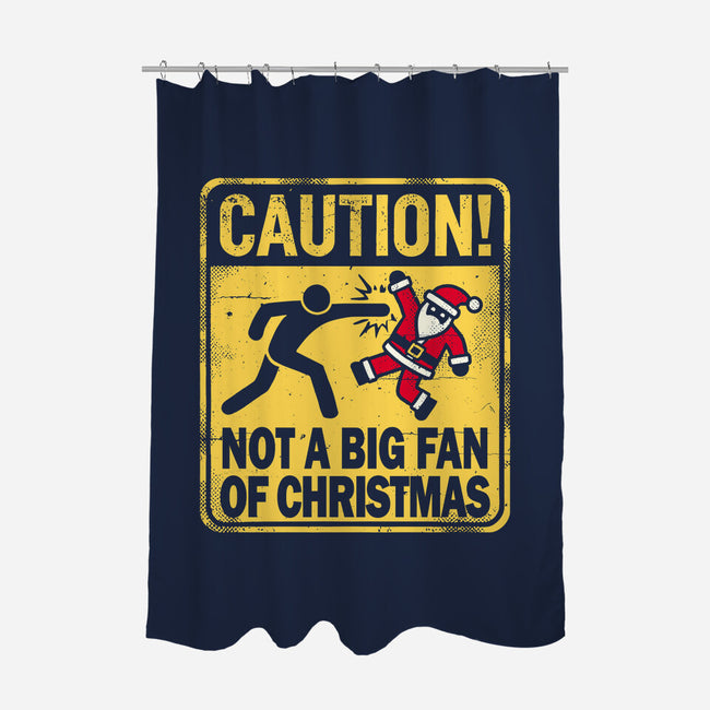 Christmas Caution-None-Polyester-Shower Curtain-BridgeWalker