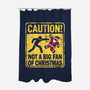 Christmas Caution-None-Polyester-Shower Curtain-BridgeWalker
