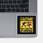 Christmas Caution-None-Glossy-Sticker-BridgeWalker