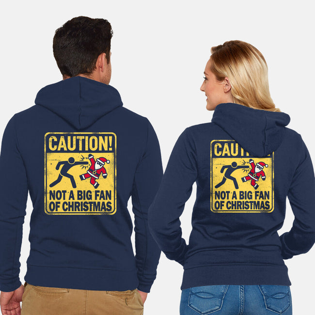 Christmas Caution-Unisex-Zip-Up-Sweatshirt-BridgeWalker