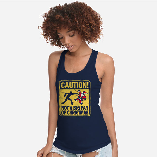 Christmas Caution-Womens-Racerback-Tank-BridgeWalker
