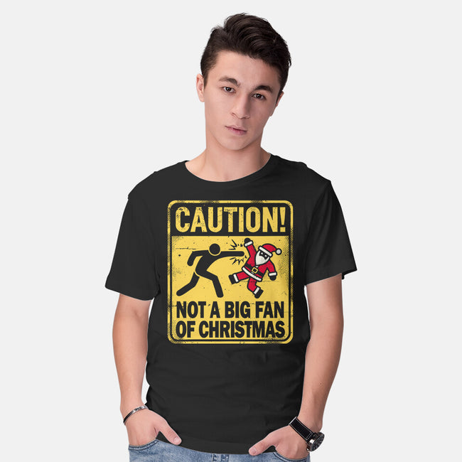 Christmas Caution-Mens-Basic-Tee-BridgeWalker