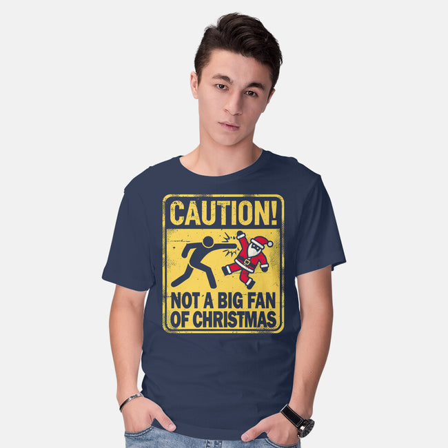 Christmas Caution-Mens-Basic-Tee-BridgeWalker