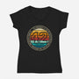Forty-Two Vintage-Womens-V-Neck-Tee-DrMonekers