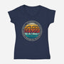 Forty-Two Vintage-Womens-V-Neck-Tee-DrMonekers