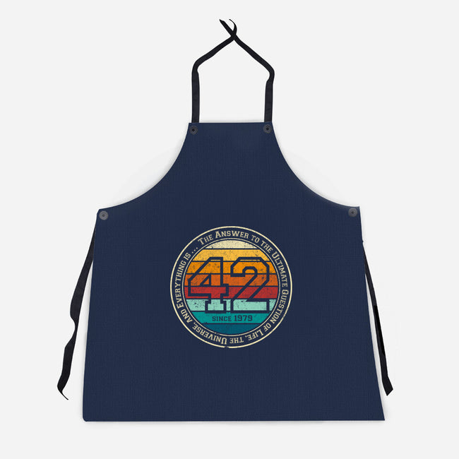 Forty-Two Vintage-Unisex-Kitchen-Apron-DrMonekers