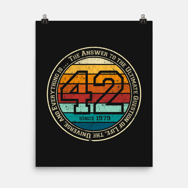 Forty-Two Vintage-None-Matte-Poster-DrMonekers