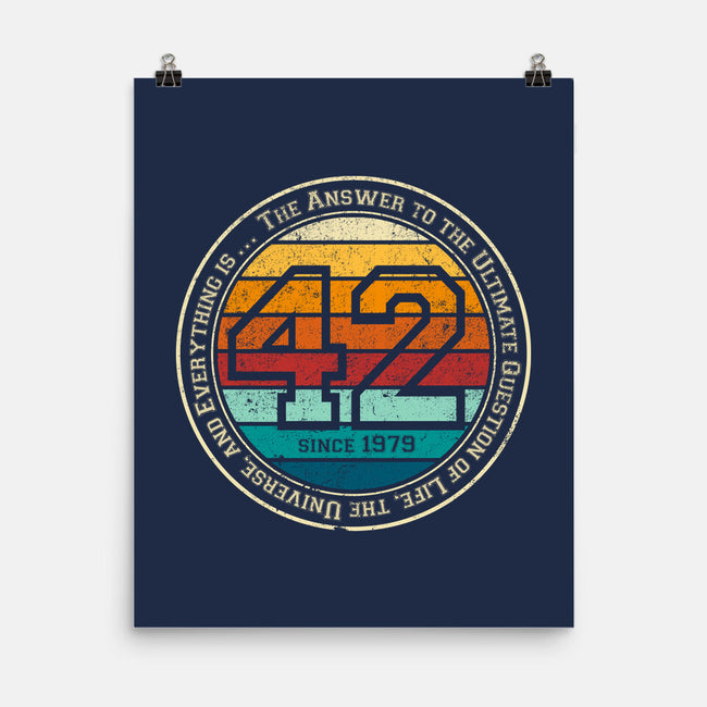 Forty-Two Vintage-None-Matte-Poster-DrMonekers