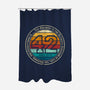 Forty-Two Vintage-None-Polyester-Shower Curtain-DrMonekers