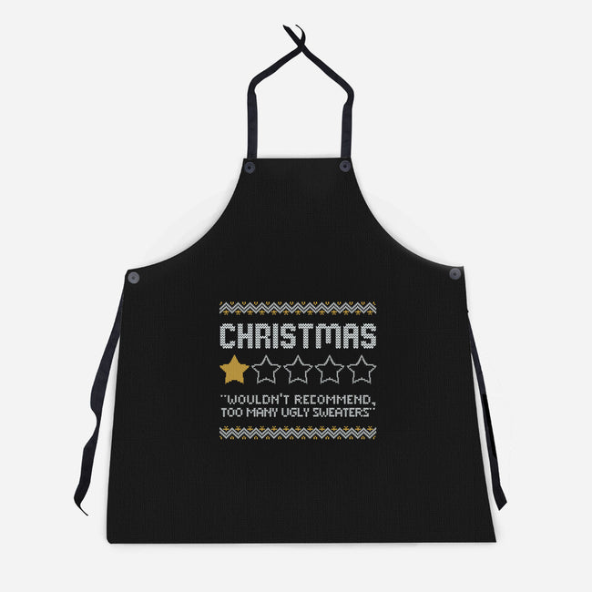 Christmas Review-Unisex-Kitchen-Apron-NMdesign