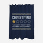 Christmas Review-None-Polyester-Shower Curtain-NMdesign