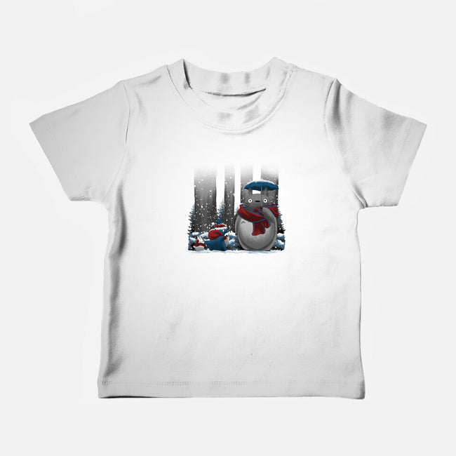 Neighbor In Snow-Baby-Basic-Tee-rmatix