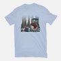 Neighbor In Snow-Womens-Fitted-Tee-rmatix