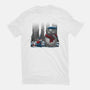 Neighbor In Snow-Womens-Fitted-Tee-rmatix